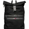 Tommy Hilfiger TJM ESSENTIAL ROLL TOP Backpacks For Men Black
