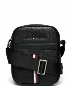 Tommy Hilfiger TH DOWNTOWN MINI REPORTER Shoulder Bags For Men Black
