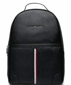 Tommy Hilfiger TH DOWNTOWN BACKPACK Backpacks For Men Black -men bags sale shop toham0am08431 cblack vbds 1