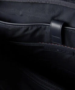 Tommy Hilfiger TH DOWNTOWN SLIM COMPUTER BAG Laptop Bags For Men Black -men bags sale shop toham0am08432 cblack vbds 6