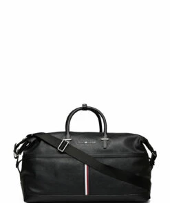 Tommy Hilfiger TH DOWNTOWN DUFFLE BAG Weekend Bags For Men Black -men bags sale shop toham0am08433 cblack vbds 1