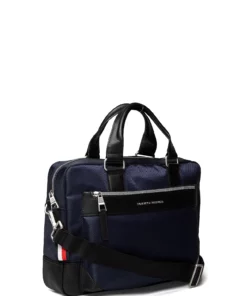 Tommy Hilfiger 1985 NYLON SLIM COMPUTER BAG Laptop Bags For Men Black -men bags sale shop toham0am08447 cdesertsky vdw5 2