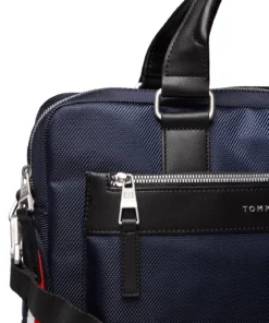 Tommy Hilfiger 1985 NYLON SLIM COMPUTER BAG Laptop Bags For Men Black -men bags sale shop toham0am08447 cdesertsky vdw5 3