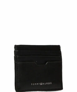 Tommy Hilfiger TH DOWNTOWN CC HOLDER Wallets & Card Holders For Men Black -men bags sale shop toham0am08586 cblack vbds 2