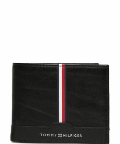 Tommy Hilfiger TH DOWNTOWN MINI CC WALLET Wallets & Card Holders For Men Black