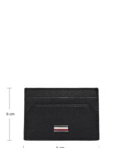 Tommy Hilfiger BUSINESS MINI CC HOLDER Wallets & Card Holders For Men Black -men bags sale shop toham0am08602 cblack vbds 8