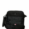 Tommy Hilfiger ELEVATED NYLON B MINI REPORTER Shoulder Bags For Men Black