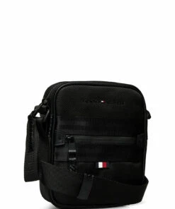 Tommy Hilfiger ELEVATED NYLON B MINI REPORTER Shoulder Bags For Men Black 9 Tommy Hilfiger ELEVATED NYLON B MINI REPORTER Shoulder Bags For Men Black -men bags sale shop toham0am08637 cblack vbds 2