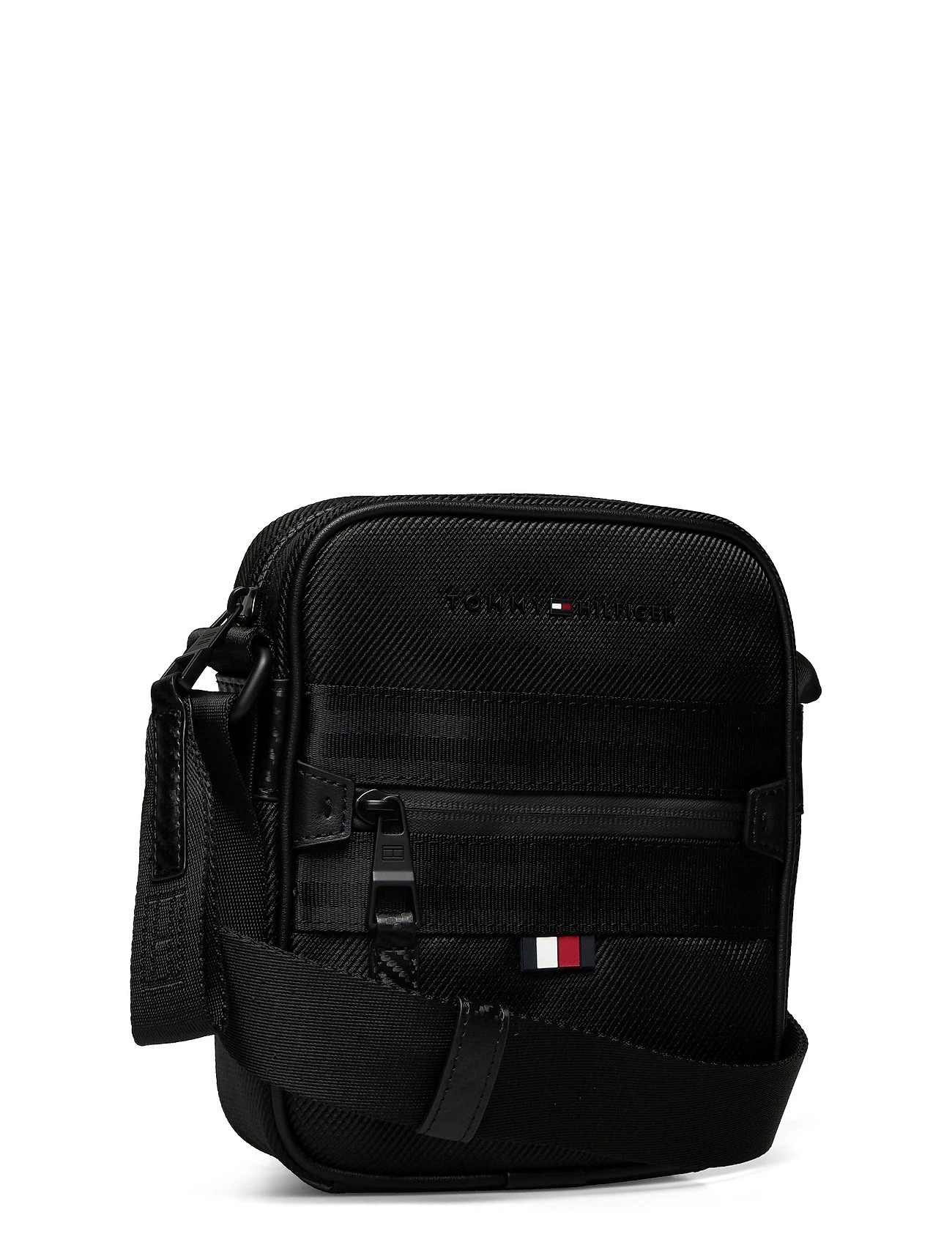 Tommy Hilfiger ELEVATED NYLON B MINI REPORTER Shoulder Bags For Men Black 3 Tommy Hilfiger ELEVATED NYLON B MINI REPORTER Shoulder Bags For Men Black - Image 3
