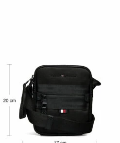 Tommy Hilfiger ELEVATED NYLON B MINI REPORTER Shoulder Bags For Men Black 12 Tommy Hilfiger ELEVATED NYLON B MINI REPORTER Shoulder Bags For Men Black -men bags sale shop toham0am08637 cblack vbds 8