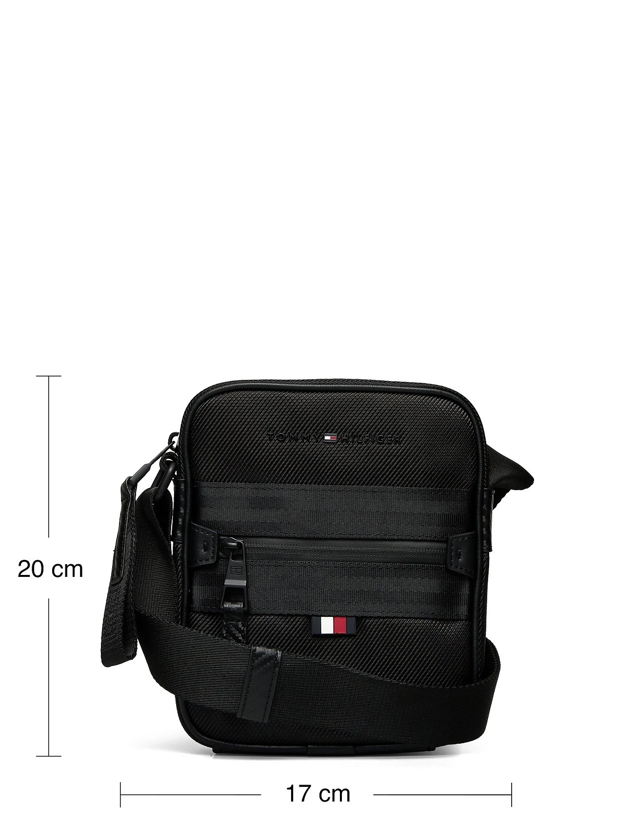 Tommy Hilfiger ELEVATED NYLON B MINI REPORTER Shoulder Bags For Men Black 6 Tommy Hilfiger ELEVATED NYLON B MINI REPORTER Shoulder Bags For Men Black - Image 6