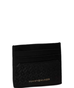 Tommy Hilfiger PREMIUM LEATHER MONO CC HOLDER Wallets & Card Holders For Men Black Flag Monogram -men bags sale shop toham0am08724 cblackflagmonogram v0gk 2