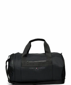 Tommy Hilfiger TH ESTABLISHED DUFFLE BAG Weekend Bags For Men Black -men bags sale shop toham0am08740 cblack vbds 1