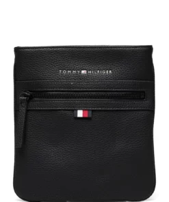 Tommy Hilfiger ESSENTIAL PU MINI CROSSOVER Bum Bags For Men Black -men bags sale shop toham0am09505 cblack vbds 1