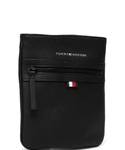 Tommy Hilfiger ESSENTIAL PU MINI CROSSOVER Bum Bags For Men Black -men bags sale shop toham0am09505 cblack vbds 2