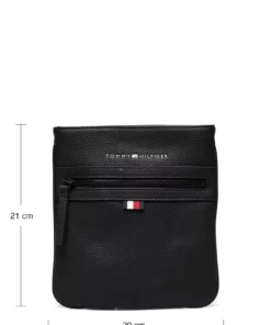 Tommy Hilfiger ESSENTIAL PU MINI CROSSOVER Bum Bags For Men Black -men bags sale shop toham0am09505 cblack vbds 8