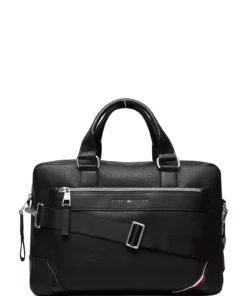Tommy Hilfiger 1985 PU SLIM COMPUTER BAG Laptop Bags For Men Black 13 Tommy Hilfiger 1985 PU SLIM COMPUTER BAG Laptop Bags For Men Black -men bags sale shop toham0am09520 cblack vbds 1