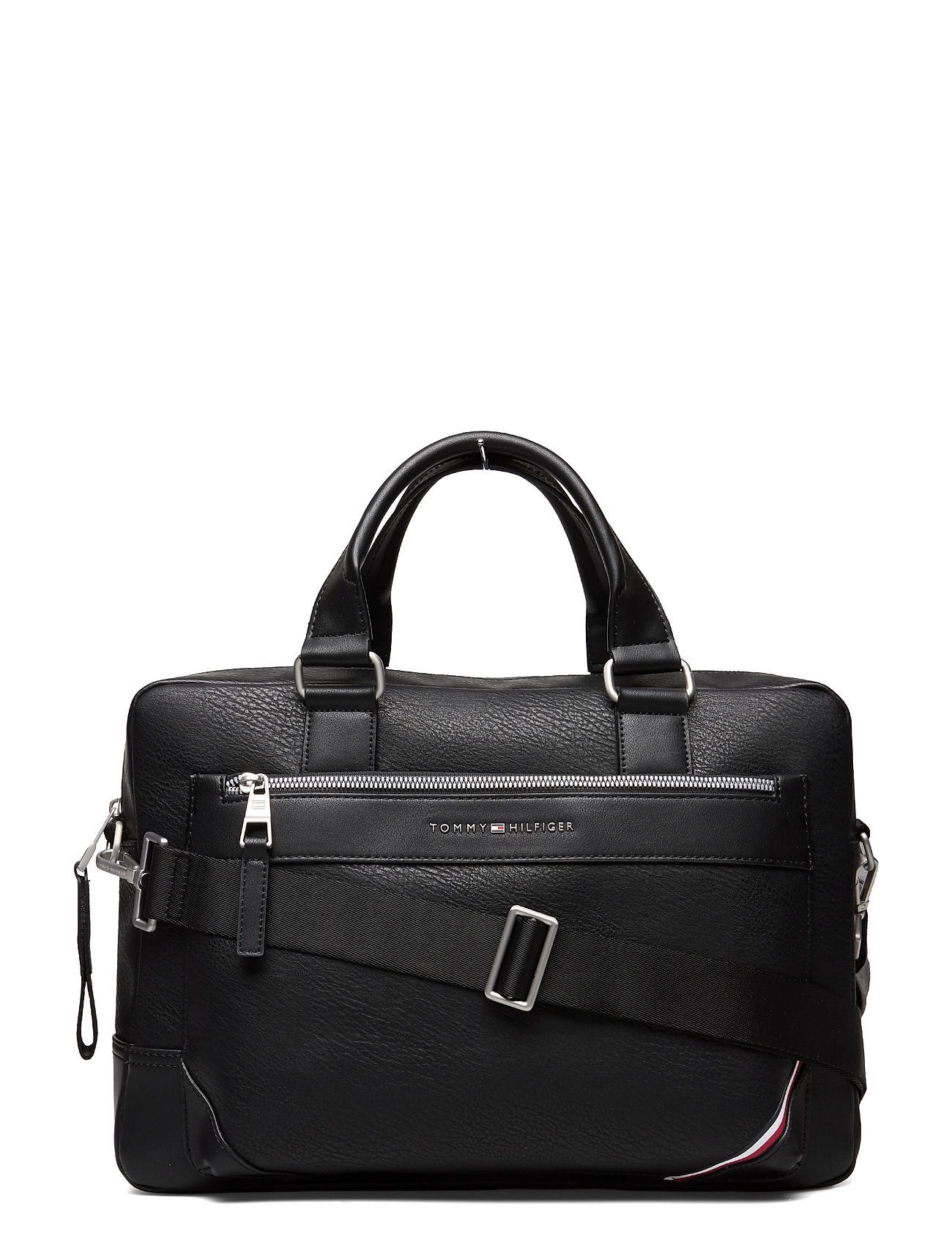 Tommy Hilfiger 1985 PU SLIM COMPUTER BAG Laptop Bags For Men Black 1 Tommy Hilfiger 1985 PU SLIM COMPUTER BAG Laptop Bags For Men Black