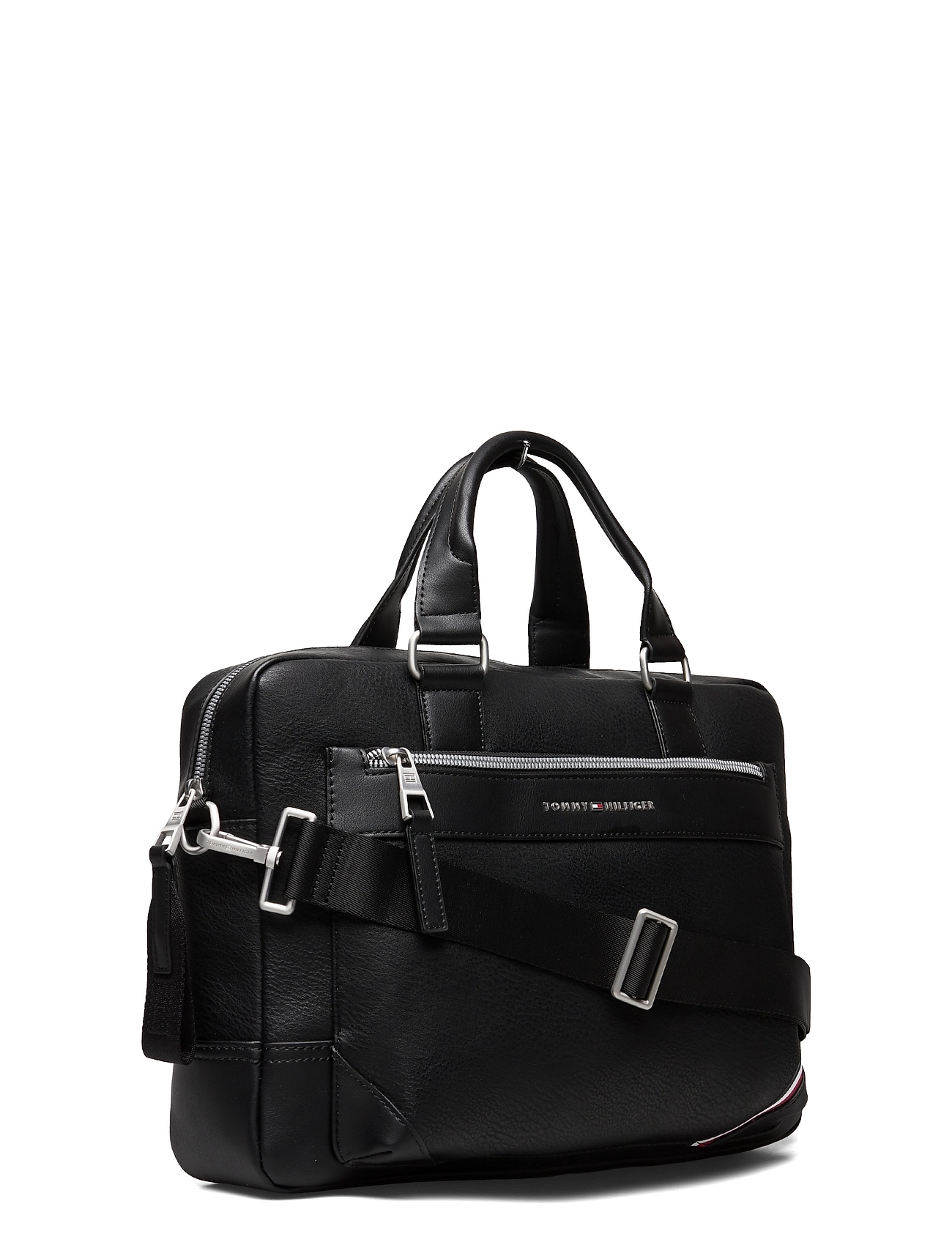 Tommy Hilfiger 1985 PU SLIM COMPUTER BAG Laptop Bags For Men Black 3 Tommy Hilfiger 1985 PU SLIM COMPUTER BAG Laptop Bags For Men Black - Image 3