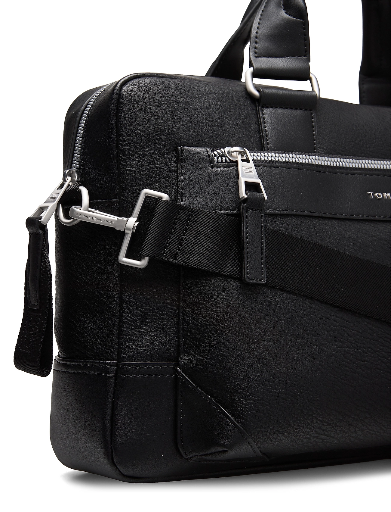 Tommy Hilfiger 1985 PU SLIM COMPUTER BAG Laptop Bags For Men Black 4 Tommy Hilfiger 1985 PU SLIM COMPUTER BAG Laptop Bags For Men Black - Image 4