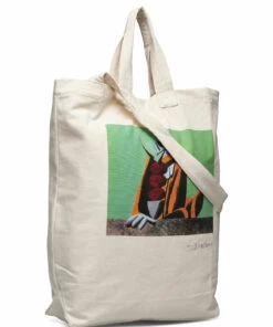 Wood Wood High JM canvas shopper Carry Bags For Men Off-white -men bags sale shop wwd121402099023 coffwhite 2