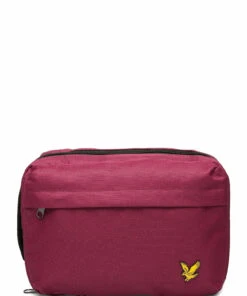 Lyle & Scott Washbag Toiletry Bags For Men Burgundy