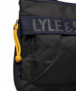 Lyle & Scott Recycled Ripstop Cross Body Shoulder Bags For Men True Black -men bags sale shop yleba1502a ctrueblack v572 3